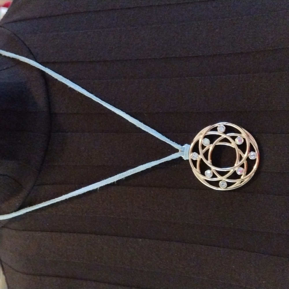 Lia Sofia medallion pendant necklace.